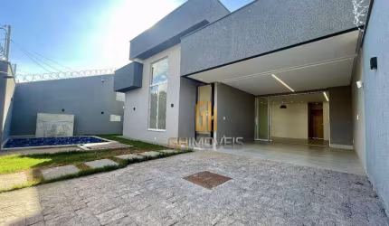 Linda casa  03 Quartos, sendo 01 Suíte Setor Chácara São Pedro  Aparecida de Goiânia – GO