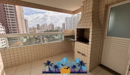 Apartamento para Locação em Praia Grande, Aviação, 2 dormitórios, 1 suíte, 2 banheiros, 1 vaga