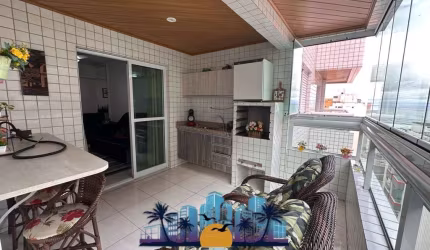 Apartamento para Locação em Praia Grande, Guilhermina, 2 dormitórios, 1 suíte, 2 banheiros, 1 vaga