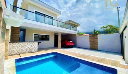 Sobrado com 3 dormitórios à venda, 185 m² por R$ 1.350.000,00 - Balneário Flórida - Praia Grande/SP