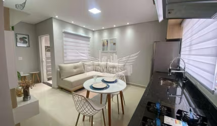 Excelente Sobrado NOVO Mobiliado com 2 Suítes à Venda, 90m² - Jardim Santo Antônio, Santo André/SP.