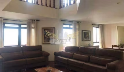 Apartamento Duplex com 5 Quartos para Alugar no Edifício Morada do Sol para Alugar, 300m² - Vila Bastos, Santo André/SP.
