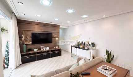 Apartamento Semi Mobiliado com 3 Suítes no Edifício Giardino para Alugar, 120m² - Bairro Jardim, Santo André/SP.