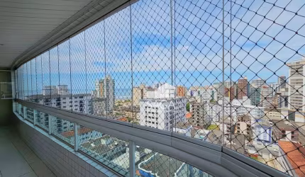 Apartamento com 3 dormitórios, 134 m² - venda por R$ 750.000,00 ou aluguel por R$ 5.500,00/mês - Vila Guilhermina - Praia Grande/SP