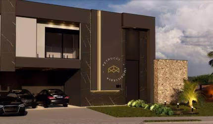 BELÍSSIMA CASA ALTO PADRÃO EM CONSTRUÇÃO NO ALPHAVILLE DOM PEDRO 3