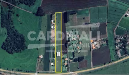Área rural com 15.000,00 m2 com uma cobertura de 1.000,00 m2 Energia trifásica