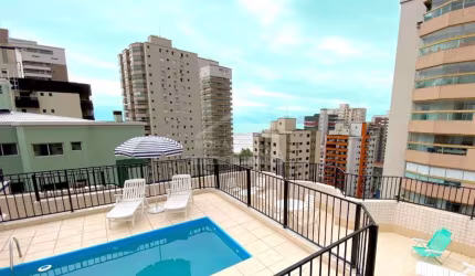 Excelente Cobertura 3 dormitórios, 1 suíte no Bairro da Aviação, só na imobiliária em Praia Grande.
