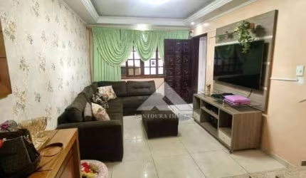 Sobrado com 3 dormitórios à venda, 204 m² por R$ 901.000,00 - Piraporinha - Diadema/SP