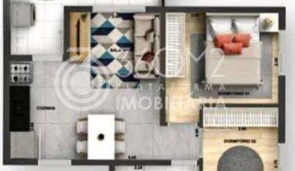 Apartamento para Venda em São Paulo, Jardim Santa Emília, 2 dormitórios, 1 banheiro