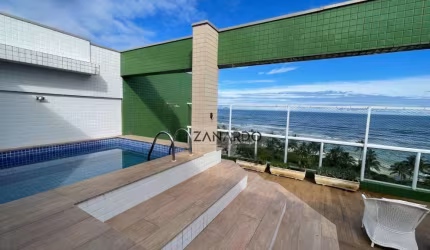 Cobertura pé na areia 4 dormitórios sendo 2 suítes à venda, 358 m² por R$ 5.600.000 - Riviera de São Lourenço - Bertioga/SP