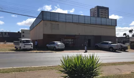 loja pé direto duplo 610 metros alugo em frente avenida principal da samambaia sul