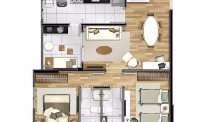 Apartamento com 2 dormitórios à venda, 70 m² - Centro - São Bernardo do Campo/SP