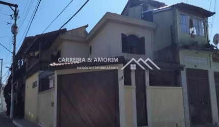 CASA A VENDA, SOBRADO 3 DORMITÓRIOS, 3 BANHEIROS, SALA DE JANTAR, SALA DE ESTAR, COZINHA, ÁREA DE SERVIÇO. 3 VAGAS DE GARAGEM. JARDIM SÃO LUIZ.