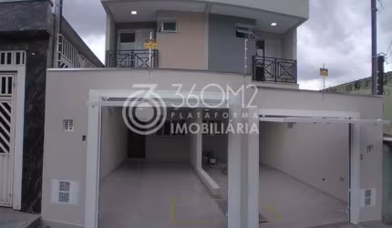 Sobrado para Venda em Santo André, Parque Oratório, 3 dormitórios, 1 suíte, 3 banheiros, 2 vagas