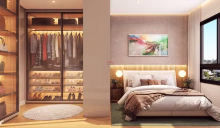 Apartamento com 3 quartos à venda na Rua Deputado Nilson Ribas, Portão, Curitiba, 64 m2 por R$ 794.000