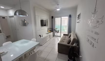 APARTAMENTO PRAIA GRANDE com 2 dormitórios sendo 1 suíte,1 vaga de garagem,varanda gourmet com churrasqueira
