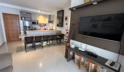 APARTAMENTO NAS TONINHAS COM 2 DORMITÓRIOS SENDO 1 SUÍTE,SALA 2 AMBIENTES,VARANDA GOURMET COM CHURRASQUEIRA