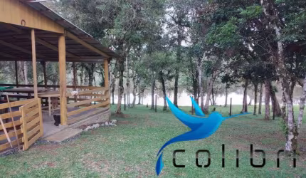 Linda chácara dividindo com o Rio Negro proxima a Campo Alegre - SC