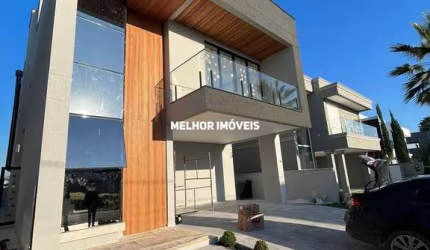 Condomínio Caledônia Private Village - Casa nova Alto Padrão á venda com 3 suítes e 2 vagas localizada em Camboriú