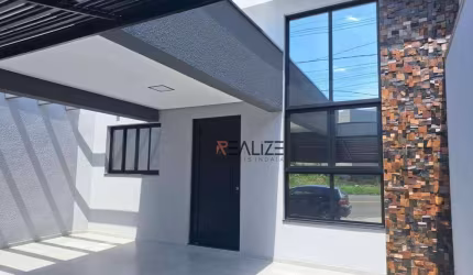 Casa moderna em bairro aberto com 3 dormitórios à venda, 105 m² por R$ 790.000 - Jardim Barcelona - Indaiatuba/SP
