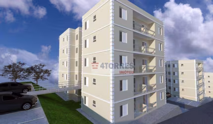 Apartamento com 2 dormitórios à venda, 48 m² por R$ 223.000,00 - Vila São Joaquim - Cotia/SP