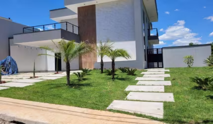 Casa com 3 Suítes, 1escritório/suíte, 2 Lavabos. Área construída 253,34 m² Reserva Jardim Bom Viver, Indaiatuba - SP – Terra Magna