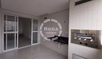 Apartamento com lazer completo para locação em Santos, no Boqueirão
