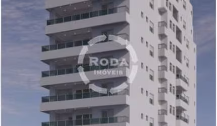 Empreendimento na Planta a 50 metros da praia do Embaré, 2 suítes