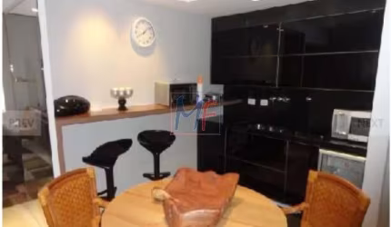 REF 6064 Flat no coração Turistico de Campos do Jordão,decorado, 55 m²,vaga garagem