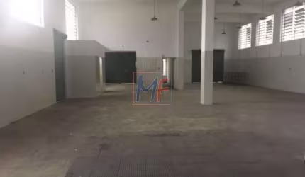 Excelente Galpão V. Nova York,  2 frentes , 800 m², escritório, pé direito alto, imóvel alugado R$10 mil( 03/2024). ZPI REF: 7607