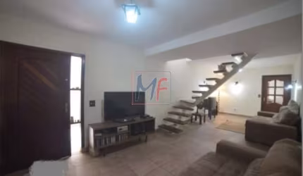 REF: 15.167 - Lindo sobrado  bairro Vila Santa Teresa , 230 m² a.u., 5 quartos (1 suíte) , salão de jogos, quintal, ampla varanda, 5 vagas.