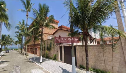 Pé na areia a 30 metros da praia. Sobrado em condomínio com 2 dormitórios à venda, 73 m² por R$ 350.000 - Jardim Imperador - Praia Grande/SP