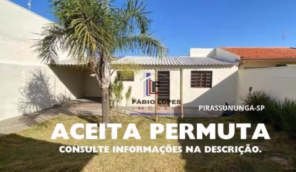 CASA TÉRREA EM PIRASSUNUNGA- SP