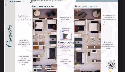 APARTAMENTO GARDEN - A VENDA - BAIRRO CAMPESTRE - SANTO  ANDRE SP - ENTREGA FEV/*2025