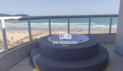 Cobertura Duplex, 3 suítes, 3 vagas,  ha 50 metros do Mar, Praia Grande, Guilhermina