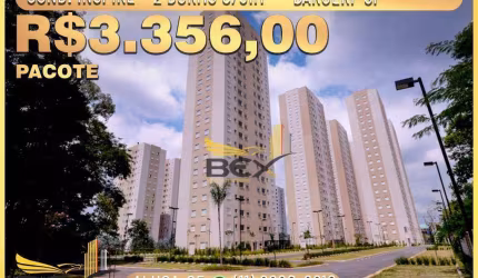 Apartamento de 51m² com 2 dormitórios e 1 vaga em Barueri SP