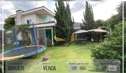 Casa com 4 dormitórios com suite , 413 m²  Morada das Flores (Aldeia da Serra) - Santana de Parnaíba SP