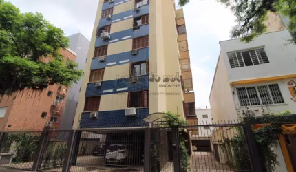 Apartamento de frente com garagem no Bom Fim