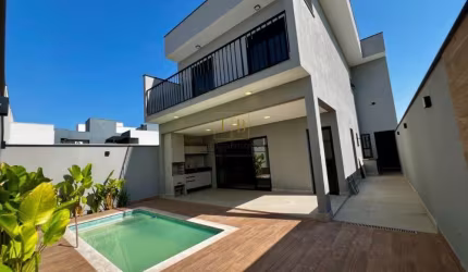 Casa em condomínio fechado com 4 quartos à venda na Rua Onze, Jardim Mantova, Indaiatuba, 203 m2 por R$ 1.350.000