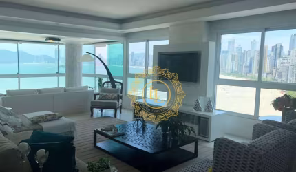 Belíssimo Apartamento Mobiliado com VISTA MAR e RODA RIGANTE, 3 Suítes à venda, 193 m², Frente Mar - Balneário Camboriú/SC