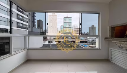 APARTAMENTO NA MEIA PRAIA DE ITAPEMA - SACADA COM CHURRASQUEIRA CARVÃO