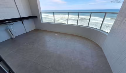 Apartamento 2 quartos sendo 1 suíte frente mar em Mongaguá