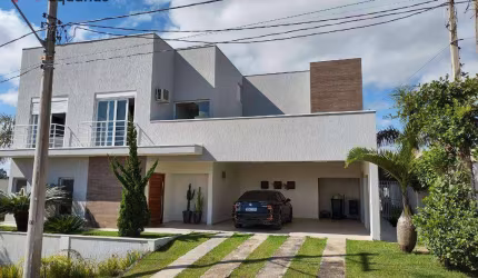 Sobrado no Condomínio Lago Dourado, 3 dorms, 365 m² - venda por R$ 1.800.000 ou aluguel por R$ 10.938/mês - Chácaras Rurais de Guararema - Jacareí/SP
