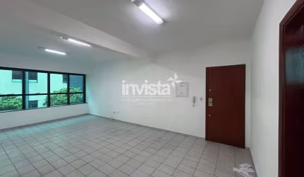 Sala Comercial para aluguel no bairro Macuco em Santos