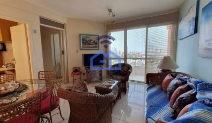 Apartamento mobiliado para locação no bairro do Aruan em Caraguatatuba, SP - 75m², com 2 dormitório