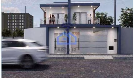 Casa nova com 3 dormitórios no Recanto do Sol em Caraguatatuba - entrega prevista março de 2025