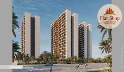 Apartamento com 2 dormitórios à venda, 53 m² por R$ 403.000,00 - Praia do Futuro II - Fortaleza/CE