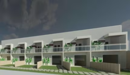 Casa em condomínio fechado com 3 quartos à venda na Rua Juracy Magalhães, Pitangueiras, Lauro de Freitas, 90 m2 por R$ 395.000