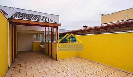 Cobertura com 2 dormitórios à venda, 98 m² por R$ 420.000,00 - Vila Camilópolis - Santo André/SP