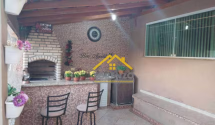 Sobrado com 4 dormitórios à venda, 180 m² por R$ 745.000,00 - Parque João Ramalho - Santo André/SP